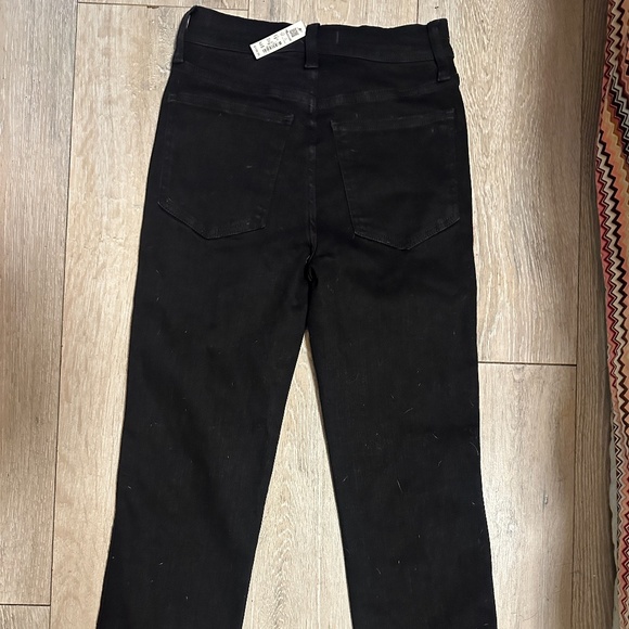Madewell Black Stove Pipe Black Jeans, Size 25, NWT - Picture 3 of 3